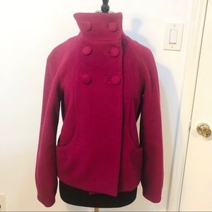 Fuchsia wool vintage jacket. H&M